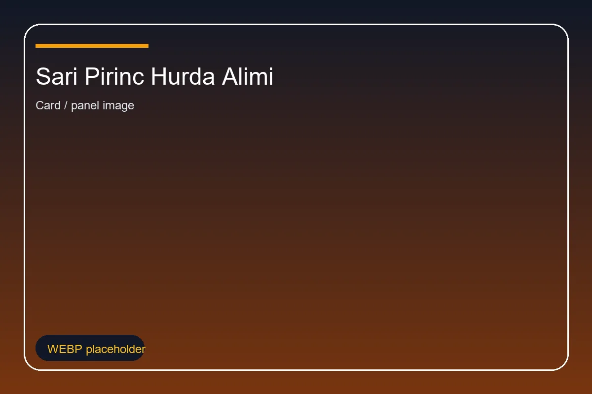 Sari Pirinc Hurda Alimi hizmeti gorseli